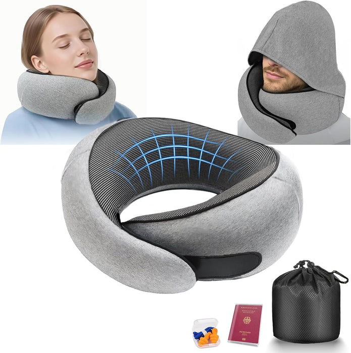 Nakkestøtte - Komfortabel støttepude til rejser og afslapning. Ideel til kørestolsbruger - Seniorpleje - nakkepude - Seniorpleje - SPL-LIAM01 -  - 
