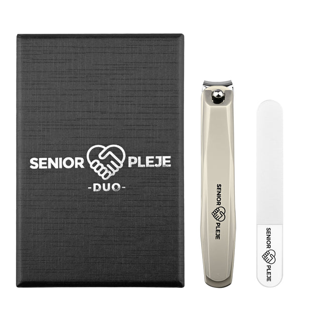 Negleklippersæt DUO - 360° Drejelig negleklipper & Fil. Nem & præcis neglepleje - Seniorpleje - Ergonomisk negleklipper - Yangjiang Diguang Hardware Products - YDH - 01 - 