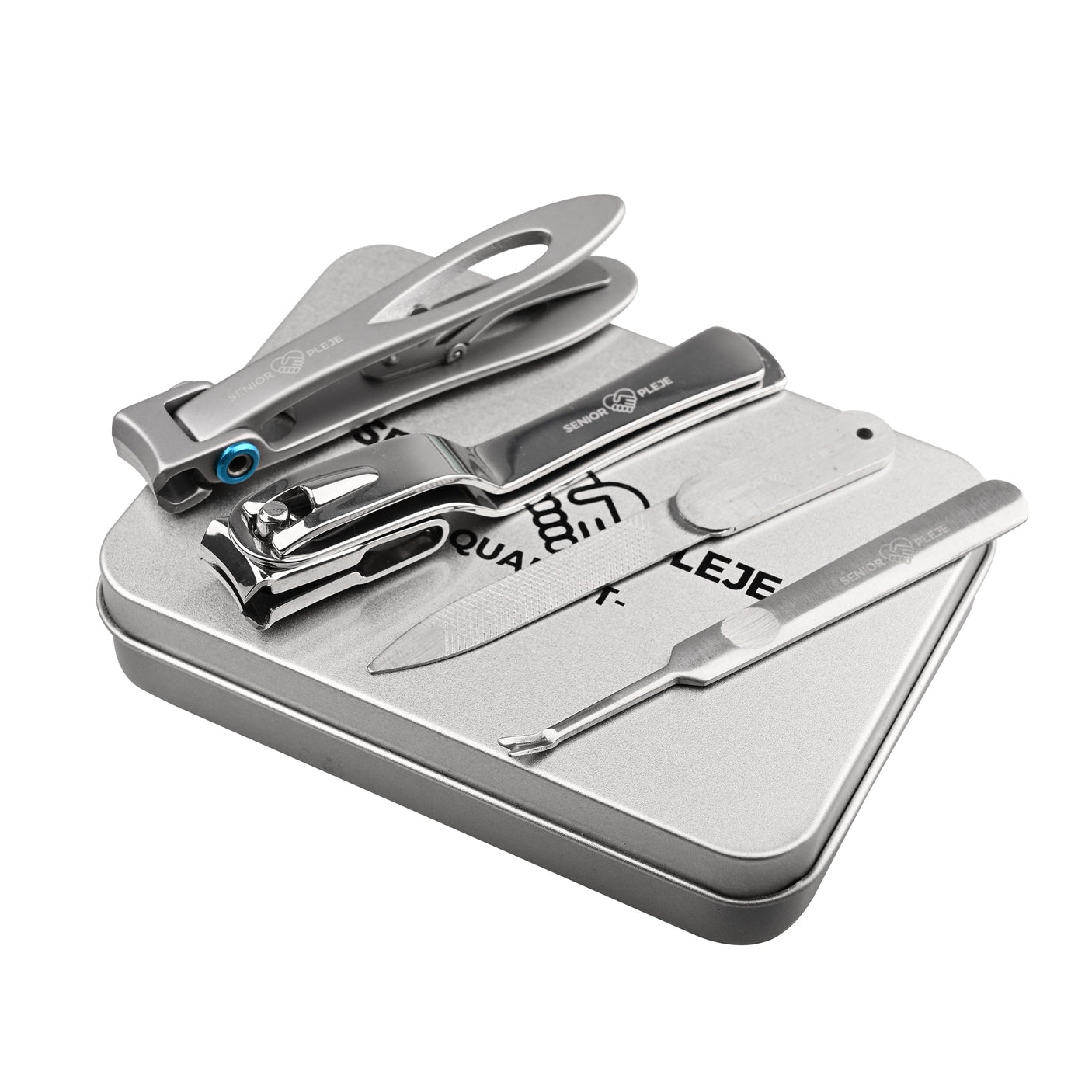 Negleklippersæt QUARTET - Professionelt 4 - i - 1 sæt. Ideelt til ekstra kraftige negle - Seniorpleje - Ergonomisk negleklipper - Yangjiang Diguang Hardware Products - YDH - 02 - 