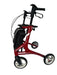 PEGASUS Kulfiber rollator- Ultra let, luksuriøs & skandinavisk design. Vejer kun 6,6 kg - Seniorpleje - Udendørs rollatorer - Seniorpleje - TOPR-125001 - RØD - -