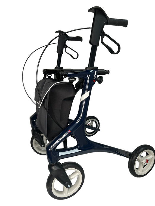 PEGASUS Kulfiber rollator- Ultra let, luksuriøs & skandinavisk design. Vejer kun 6,6 kg - Seniorpleje - Udendørs rollatorer - Seniorpleje - TOPR-125001 - RØD - -