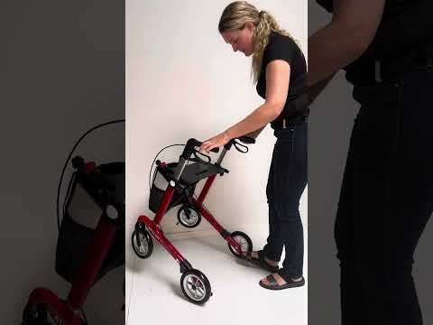 “ATHLON SL”, kulfiber rollator - Super lækker og ultra let. Vejer kun 5,1 kg. Bløde soft hjul.