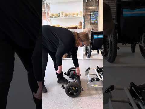 "SplitRider" - Foldbar elektrisk kørestol - Nem & Handy. Kan deles i 2 dele. DEMO MODEL!