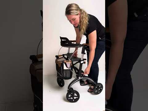 SALJOL "Luksus” kulfiber rollator -unikt tysk design og ultra letvægtsrollator. Kun 5,8 kg