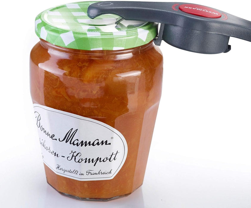 "PROPEL" MULTI - åbner til glas, flasker og dåser – 4 - i - 1 universal lågåbner - Seniorpleje - Ergonomisk multiåbner - Seniorpleje - SPL - WEST01 - 