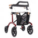 Saljol Aluminium - rollator - Letvægtsrollator i høj kvalitet med fantastiske detaljer (6,4 kg) - Seniorpleje - Udendørs rollator - Saljol - SAJ - 4058789015186 - Sort Large (62 cm) - 