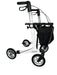 “SERVER” aluminium rollator - smart, let og klassisk. 6 flotte farver - Seniorpleje - Udendørs rollatorer - Rehasense - RHS-SRWHL600UP - Large -Hvid -