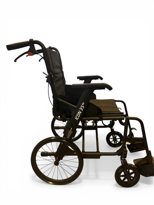 “TRAVEL - LIGHT” ICON35 letvægts rejse - kørestol (8,2 kg). Foldbar & fylder minimalt. - Seniorpleje - Kørestole - Rehasense - RHS-RWB35D4IB0 -  - 45 cm - 