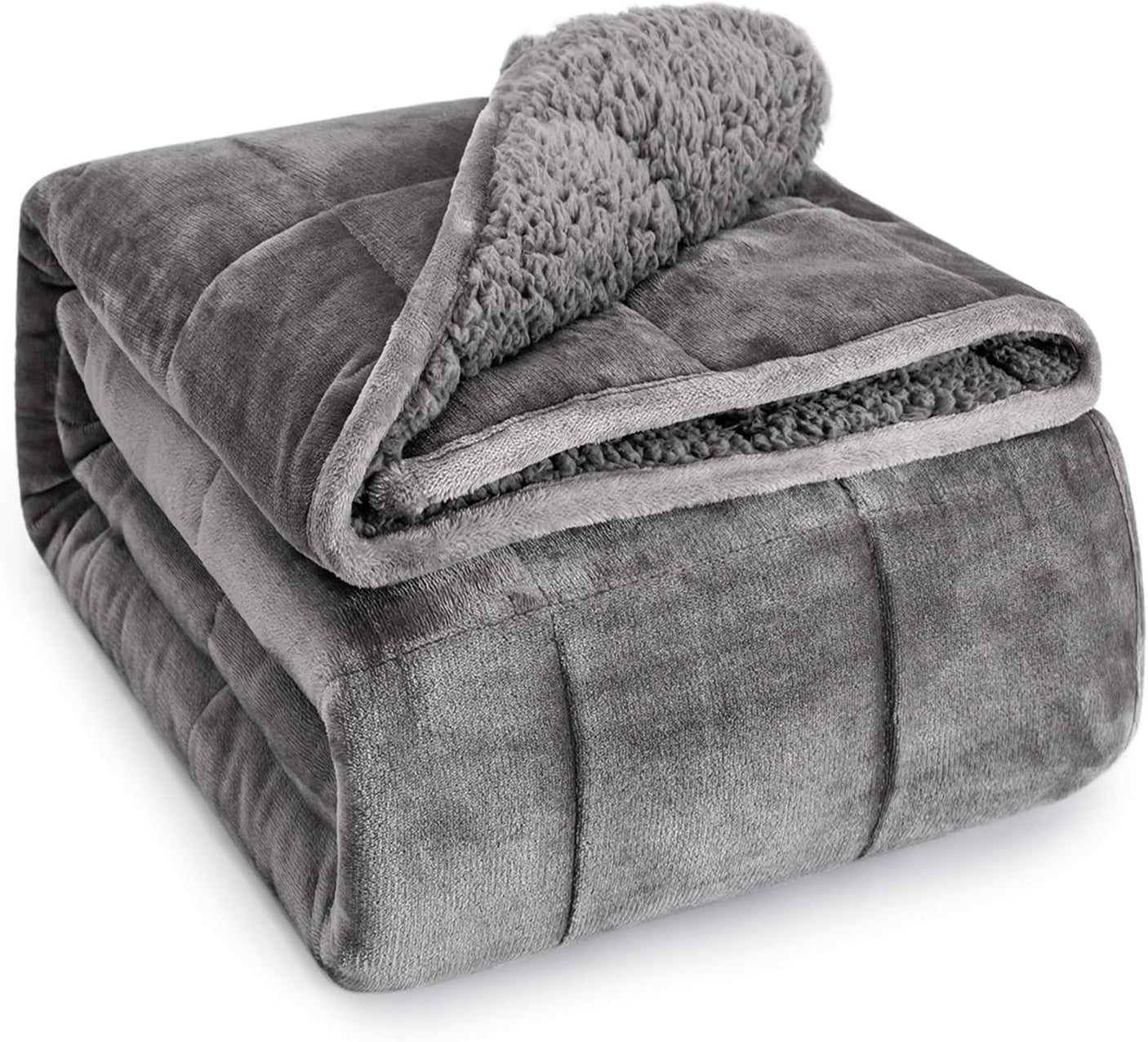 Tyngdetæppe - Blød og vamset. 7 kg. (135 x200) Få en rolig nattesøvn! - Seniorpleje - Tyngdedyne - Seniorpleje - SPL-WOLT01 -  - Sort - 