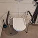 Armstøtte til væghængt toilet - højdejusterbar (5 trin) og enkel. - Seniorpleje - Toiletstativ - Seniorpleje - SPLWENK-09 - - -