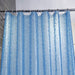 Badeforhæng 183 x 183 cm - Smuk blåt mønster. Antibakterielt og vandtæt. - Seniorpleje - Badeforhæng - Seniorpleje - SPL-WELT01 - - -