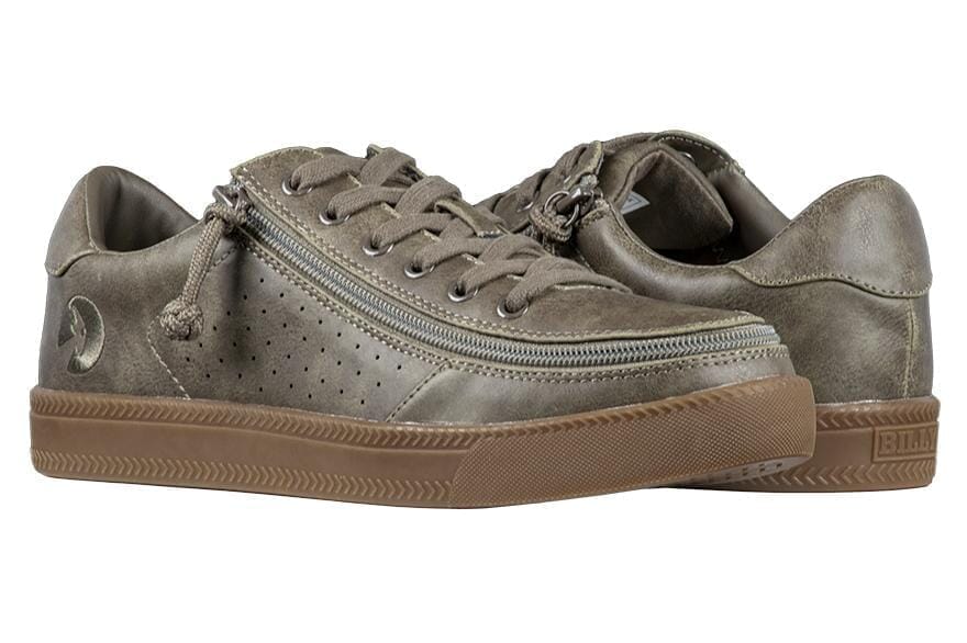 BILLY Ergonomisk sko med lynlås - Olivenfarvet. Super nem at få på! - Seniorpleje - Seniorpleje - BM20305-310 (42) - 42 - -