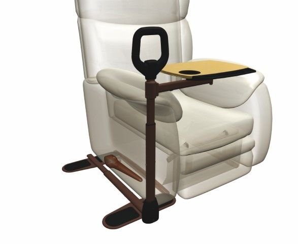 "Couch-Tray" - Nemt og sikkert støttehåndtag med bakke. Perfekt til seng & sofahygge! - Seniorpleje - Sofabord - Seniorpleje - RST-TRAY2050 - - -