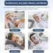 CPAP Hovedpude - Komfortabel & ergonomisk design. Åndbar og med aftageligt betræk - Seniorpleje - hovedpude til CPAP - Seniorpleje - SPL-HYDO1 - - -