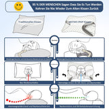 CPAP Hovedpude - Komfortabel & ergonomisk design. Åndbar og med aftageligt betræk - Seniorpleje - hovedpude til CPAP - Seniorpleje - SPL-HYDO1 - - -