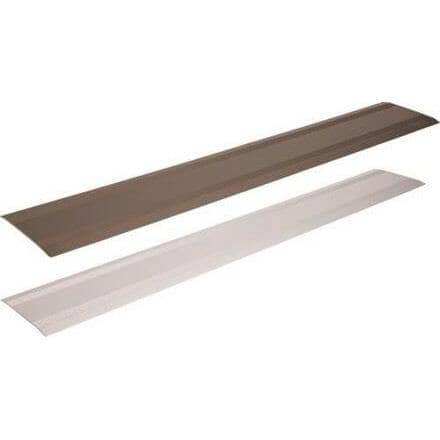 Dørskinne i aluminium, mørk (150 x 900 mm) - Super flot og klassisk - Seniorpleje - Dørskinner - Mobilex - MBX-307150 - - -