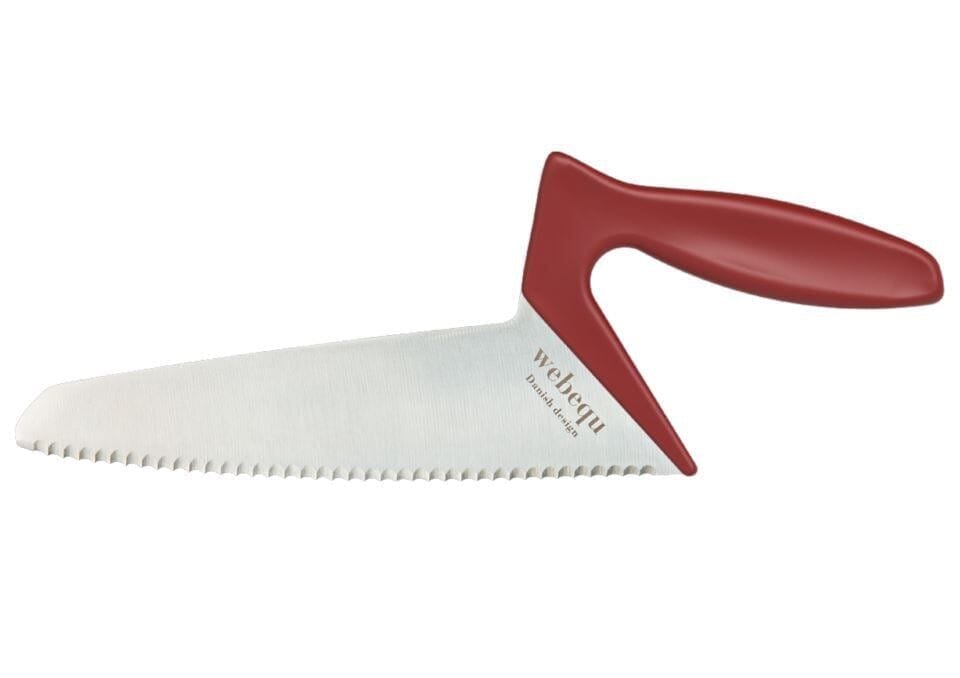 Ergonomisk Brødkniv med soft touch - Unikt design i verdensklasse. 5 farver - Seniorpleje - Ergonomiske køkkenknive - Webequ - WBQ-10103 - Bordeaux - -