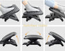 Ergonomisk fodstøtte med massagerulle -med let justerbare vinkler. 44 x 33 cm - Seniorpleje - Fodstøtte - Seniorpleje - HUANAMZ-03 - - -