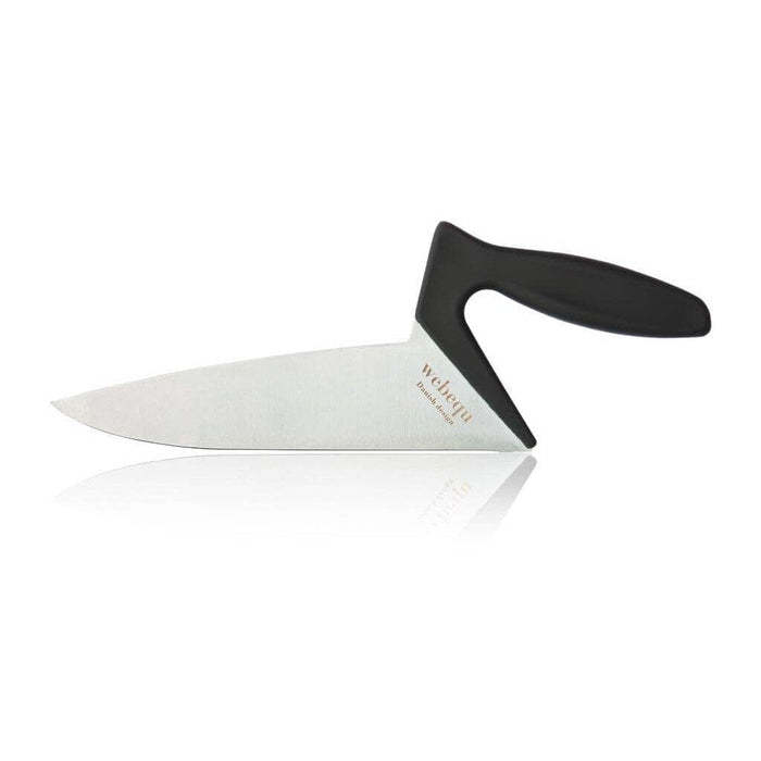 Ergonomisk Kokkekniv, soft touch - unik og let. 22,2 cm. Fås i 5 unikke farver - Seniorpleje - Ergonomiske køkkenknive - Webequ - WBQ-11001 - Sort - -