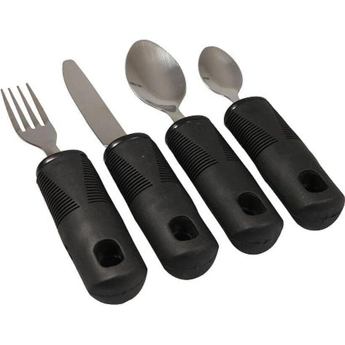 Ergonomisk seniorbestik- smart og klassisk sæt (består af 4 dele) - Seniorpleje - Diverse køkkenhjælpemidler - Seniorpleje - WBQ-20061 - - -