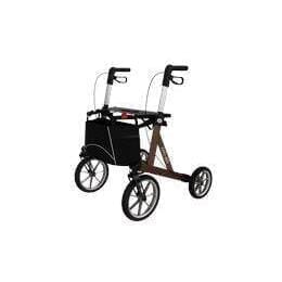 “EXPLORER” udendørsrollator - super til terræn, støddæmpende. OFFROAD - Seniorpleje - Udendørs rollatorer - Rehasense - RHS-ERBOM550 - Medium -Brun -