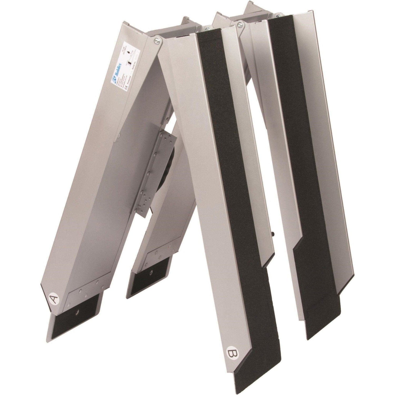 Foldbare & transportable køreskinner i aluminium (180 cm). - Smart design. - Seniorpleje - Foldbare køreskinner - Mobilex - MBX-CH-180 - - -