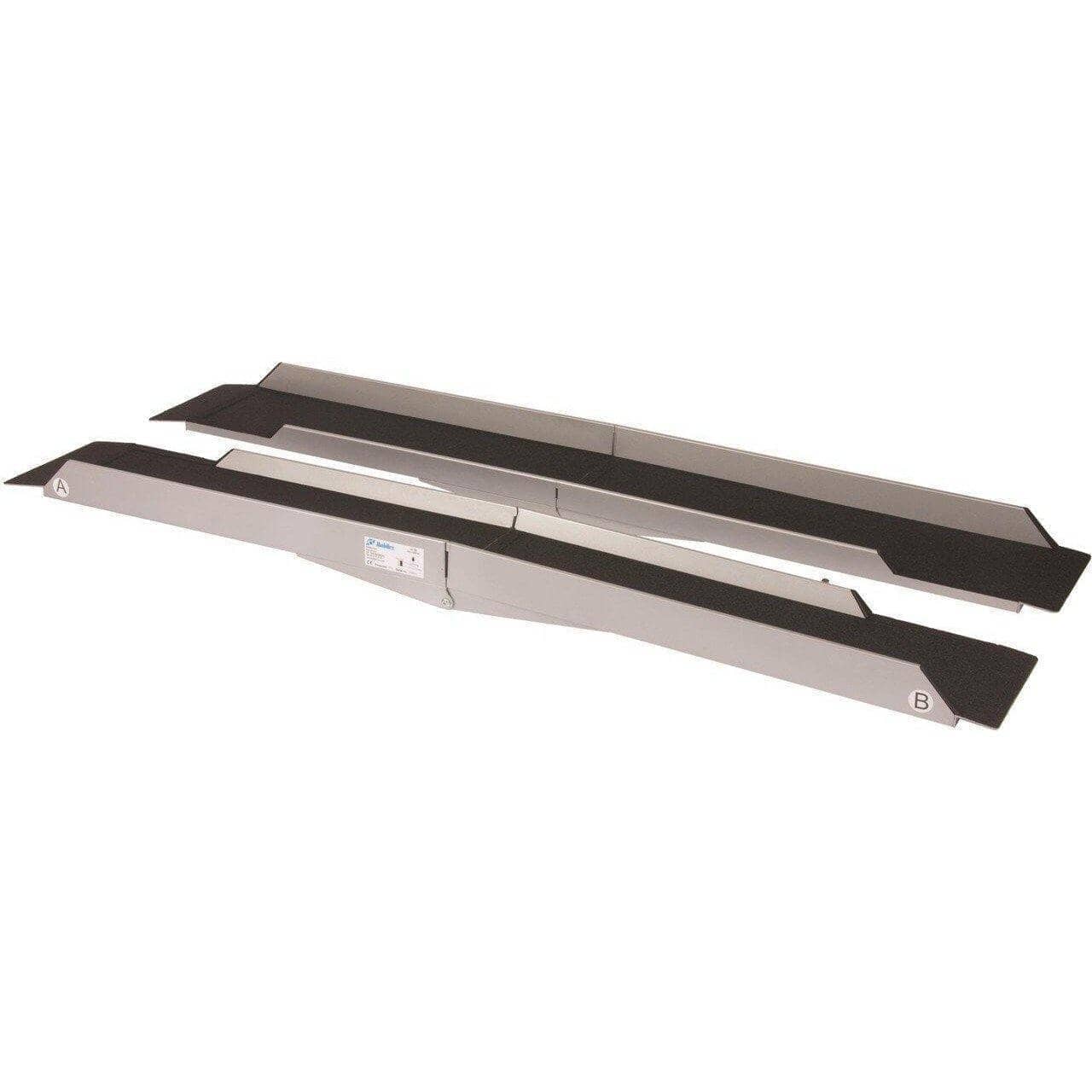 Foldbare & transportable køreskinner i aluminium (180 cm). - Smart design. - Seniorpleje - Foldbare køreskinner - Mobilex - MBX-CH-180 - - -