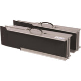 Foldbare & transportable køreskinner i aluminium (180 cm). - Smart design. - Seniorpleje - Foldbare køreskinner - Mobilex - MBX-CH-180 - - -