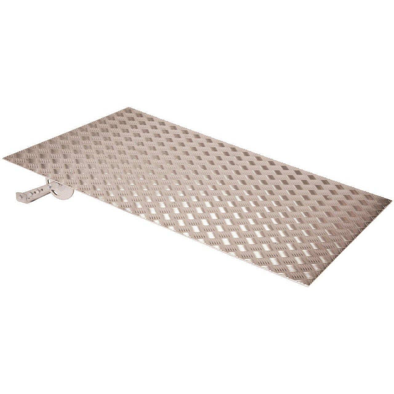 Højde-justerbar aluminiums rampe til terrassen. Flot og klassisk. 3 størrelser. - Seniorpleje - Aluminiumsramper - Mobilex - MBX-T80060 - 60 cm - -