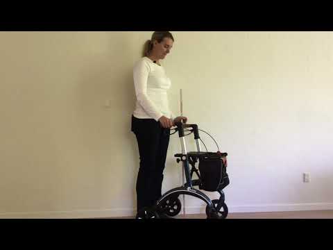 SALJOL "Luksus” kulfiber rollator -unikt tysk design og ultra letvægtsrollator. Kun 5,8 kg