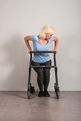 Indendørs rollator PAGE - Luksuriøs & unikt design. Multifunktionel - Seniorpleje - Indendørs rollatorer - Saljol - SAJ-4058789007754 - Small - -