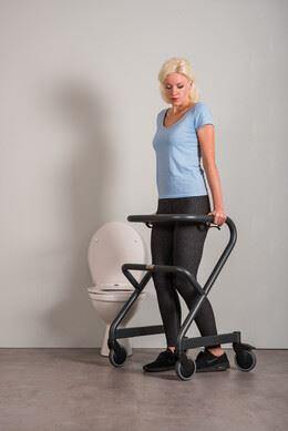 Indendørs rollator PAGE - Luksuriøs & unikt design. Multifunktionel - Seniorpleje - Indendørs rollatorer - Saljol - SAJ-4058789007754 - Small - -