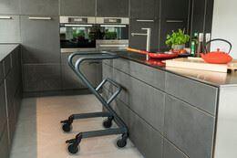 Indendørs rollator PAGE - Luksuriøs & unikt design. Multifunktionel - Seniorpleje - Indendørs rollatorer - Saljol - SAJ-4058789007754 - Small - -