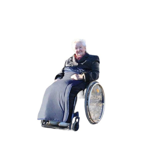 Kørestolsomslag/vikletæppe i varm lækker mikrofiber - fås i 2 størrelser - Seniorpleje - Kørestolsomslag - Orgaterm - OGT-240303 - M/L - -