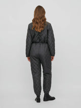 LUKSUS heldragt - Quiltet Flyverdragt med Fleece Indvendig. Sort. Få antal! - Seniorpleje - heldragt - Seniorpleje - SPL-Sha01 - 42 (lille) - -