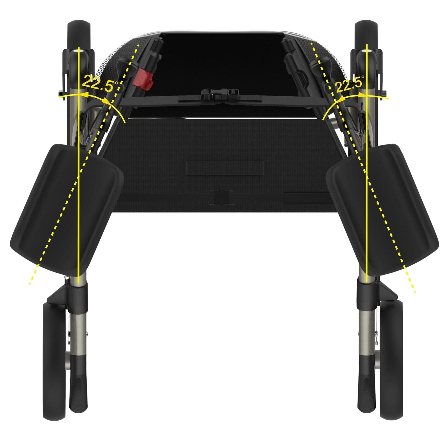Navigator Air Outdoor - med smarte justerbare armstøtter (2 forskellige vinkler) - Seniorpleje - Udendørs rollatorer - Rehasense - RHS-NACHL600 - - -