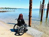 OFF-ROAD kørestol. Super lækker kørestol med terrængående dæk. 4 størrelser. - Seniorpleje - Kørestole - Mobilex - MBX-271340+D1391 - 40 cm - -