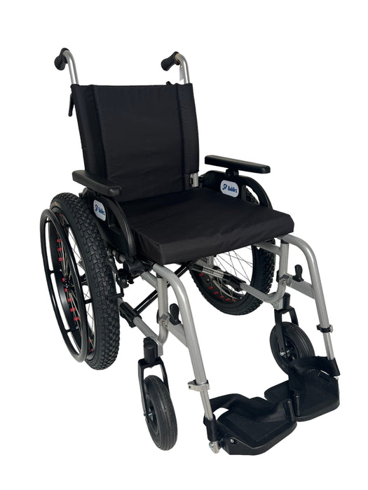OFF-ROAD kørestol. Super lækker kørestol med terrængående dæk. 4 størrelser. - Seniorpleje - Kørestole - Mobilex - MBX-271340+D1391 - 40 cm - -