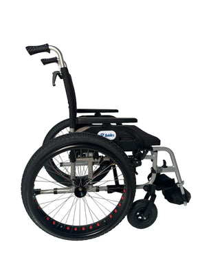 OFF-ROAD kørestol. Super lækker kørestol med terrængående dæk. 4 størrelser. - Seniorpleje - Kørestole - Mobilex - MBX-271340+D1391 - 40 cm - -