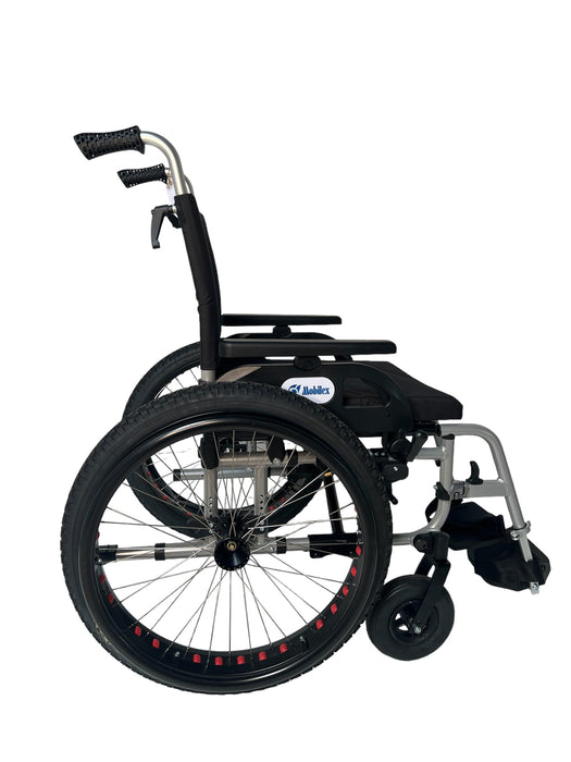 OFFROAD hjul til MOBILEX kørestol, 24” - terrængående og støddæmpende. 2 typer SÆT. - Seniorpleje - Kørestole - Mobilex - MBX-D1522 - Baghjul (sæt) inkl “Quick-release” - -