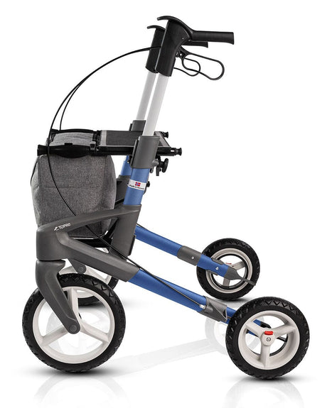 "Olympos OFFROAD" udendørsrollator - Terrængående, let, foldbar & stabil. 8,6 kg! - Seniorpleje - Udendørs rollatorer - Seniorpleje - TOPR-121010 - BLÅ - MEDIUM (55 CM) - -