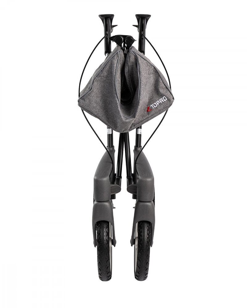 "Olympos OFFROAD" udendørsrollator - Terrængående, let, foldbar & stabil. 8,6 kg! - Seniorpleje - Udendørs rollatorer - Seniorpleje - TOPR-121200 - SØLV - MEDIUM (55 CM) - -