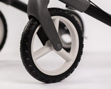 "Olympos OFFROAD" udendørsrollator - Terrængående, let, foldbar & stabil. 8,6 kg! - Seniorpleje - Udendørs rollatorer - Seniorpleje - TOPR-121200 - SØLV - MEDIUM (55 CM) - -