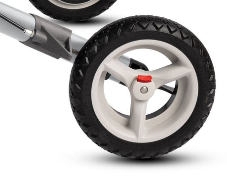 "Olympos OFFROAD" udendørsrollator - Terrængående, let, foldbar & stabil. 8,6 kg! - Seniorpleje - Udendørs rollatorer - Seniorpleje - TOPR-121200 - SØLV - MEDIUM (55 CM) - -