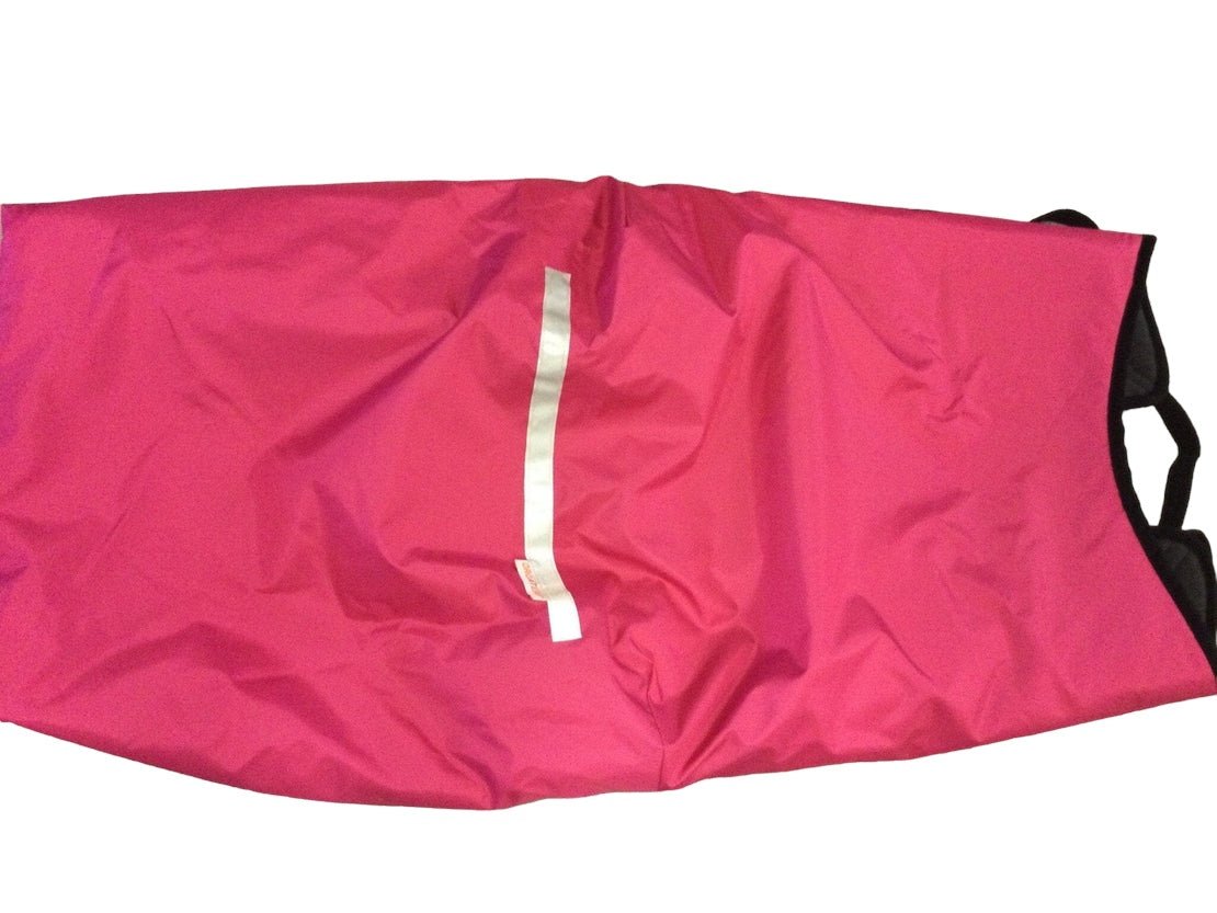 Overtræk til ben med indvendig fleece - til kørestolsbruger. Onesize. 2 farver. - Seniorpleje - Regntøj til ben - Orgaterm - OGT-226954 - PINK/GRÅ - -