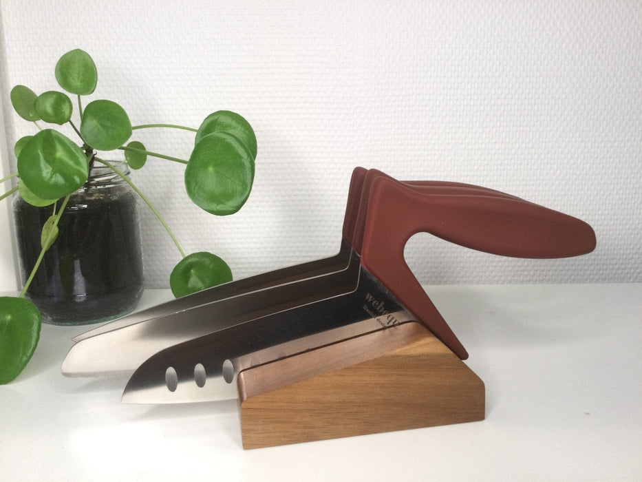 Pakketilbud 4 - Ergonomisk knivsæt. Luksus, sikkerhed og dansk design i ét. Køb her! - Seniorpleje - Produktsæt - Webequ - WBQ-tilbud4BORDEAUX - Bordeaux - -