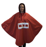 Poncho “SPORT” - smart regnslag til rollator og stokkebrugere. Fås i 4 farver - Seniorpleje - Poncho - Orgaterm - OGT-207654SP-1 - RØD/ Model 1 - -