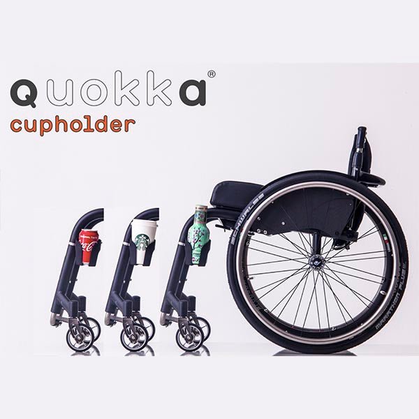 QUOKKA - KOPHOLDER. Lækkert moderne design. Enkelt, sikkert og stilrent. - Seniorpleje - Tilbehør til kørestole - Seniorpleje - QUOK-CH1 - - -