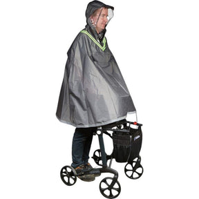 Regnslag/ponchos til rollatorbrugere - Onesize. Med reflekser. Køb her! - Seniorpleje - Beklædning - Mobilex - MBX-279013 - - -