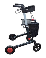 “ROLLO-GUARD LEOPARD”. Letvægtsrollator med unikt bremsesystem - max sikkerhed - Seniorpleje - Udendørs rollatorer - Mobilex - MBX-312U33 - Large (sædehøjde 62cm) - -